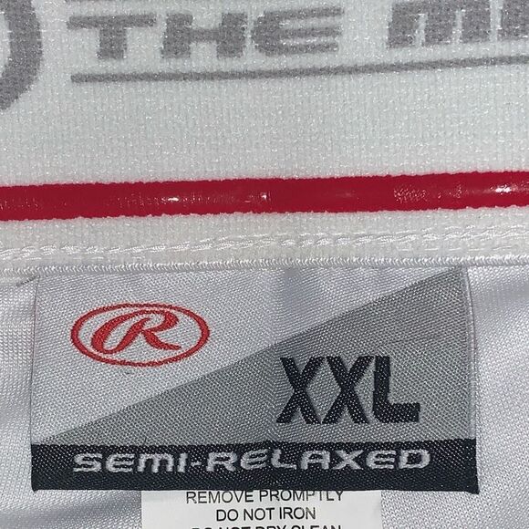 Brand New Rawlings‎ Men’s 2XL XXL White Semi Relaxed Fit Baseball Pants - Picture 5 of 9